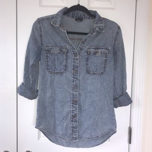 Rue21 Denim Button-up